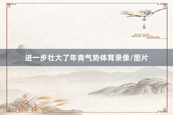 进一步壮大了年青气势体育录像/图片