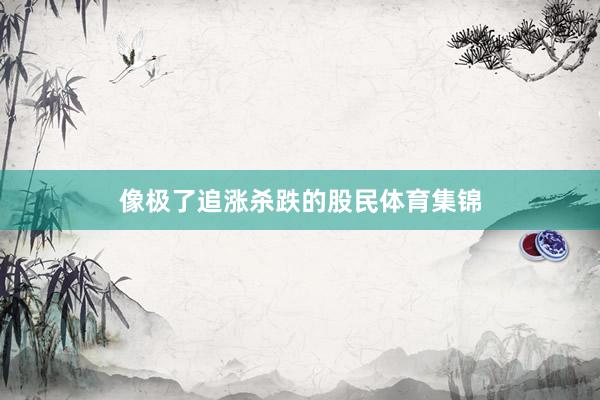 像极了追涨杀跌的股民体育集锦