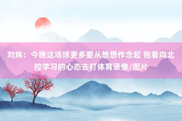 刘炜：今晚这场球更多要从想想作念起 抱着向北控学习的心态去打体育录像/图片