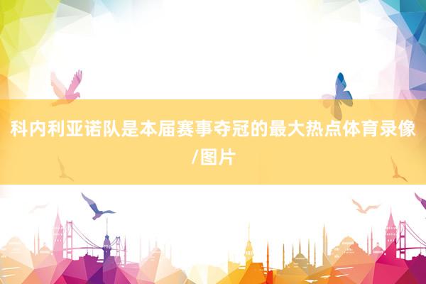 科内利亚诺队是本届赛事夺冠的最大热点体育录像/图片