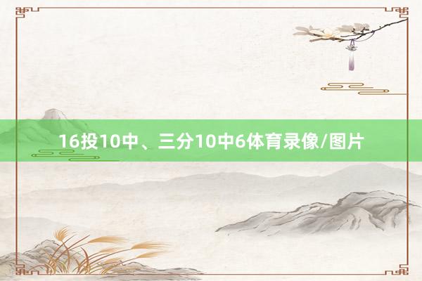 16投10中、三分10中6体育录像/图片