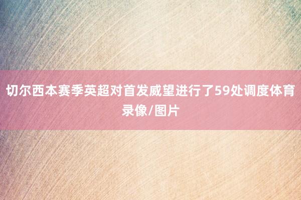 切尔西本赛季英超对首发威望进行了59处调度体育录像/图片