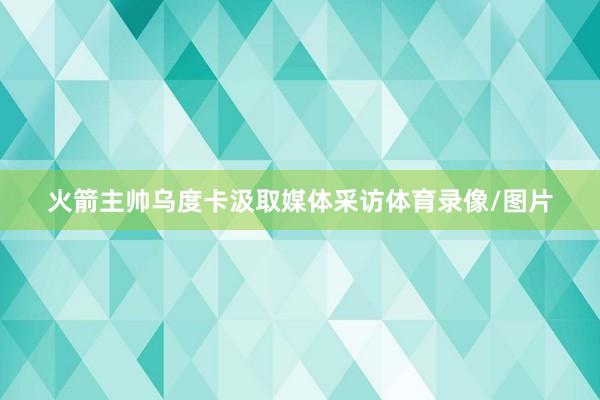 火箭主帅乌度卡汲取媒体采访体育录像/图片