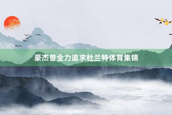 豪杰曾全力追求杜兰特体育集锦