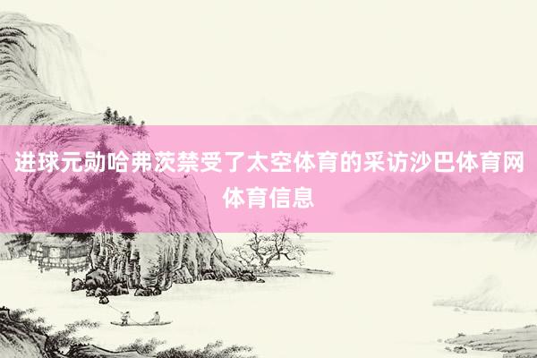 进球元勋哈弗茨禁受了太空体育的采访沙巴体育网体育信息