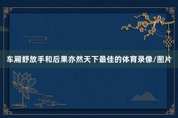 车厢舒放手和后果亦然天下最佳的体育录像/图片