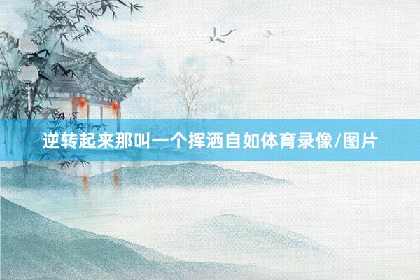 逆转起来那叫一个挥洒自如体育录像/图片