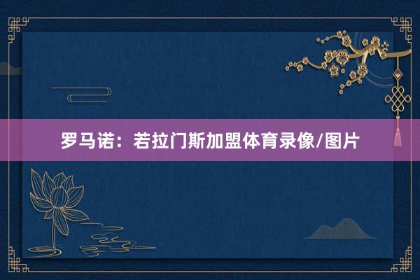 罗马诺:若拉门斯加盟体育录像/图片