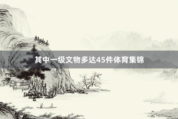 其中一级文物多达45件体育集锦