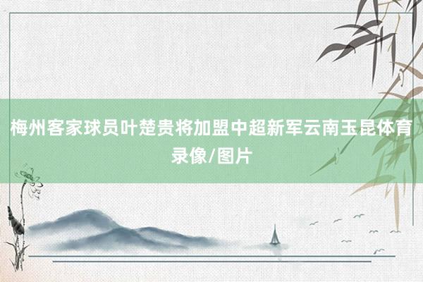 梅州客家球员叶楚贵将加盟中超新军云南玉昆体育录像/图片